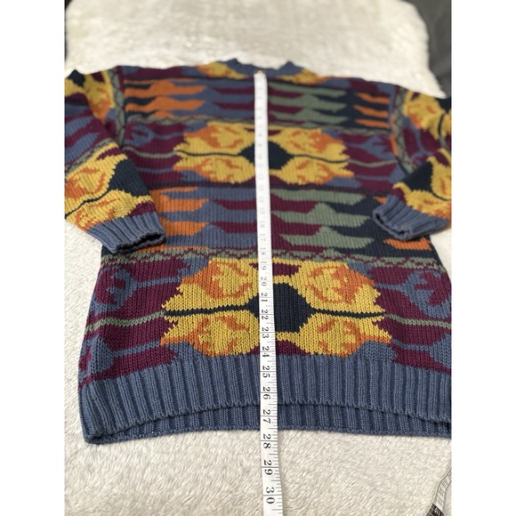Vintage Union Bay Men's Multicolor Y2K Sweater Size Medium Knit - Picture 6 of 7